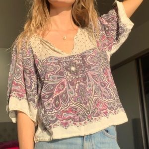 VINTAGE PAISLEY BLOUSE🍯